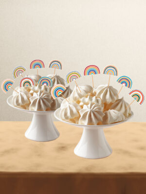 Boho Baby Multicolor Temalı 12'li Cupcake Süsü