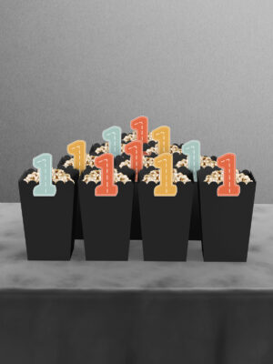 Retro Araba Temalı 1 Yaş 10'lu Mısır Kutusu