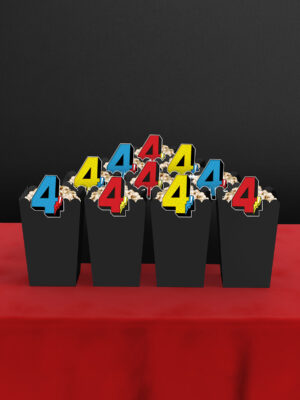 Süper Kahraman Temalı 4 Yaş 10'lu Mısır Kutusu